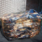 9805 gram full polished 29x27x22 cm Indonesian Zebra Blue Amber for Healing ML58