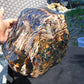 9805 gram full polished 29x27x22 cm Indonesian Zebra Blue Amber for Healing ML58
