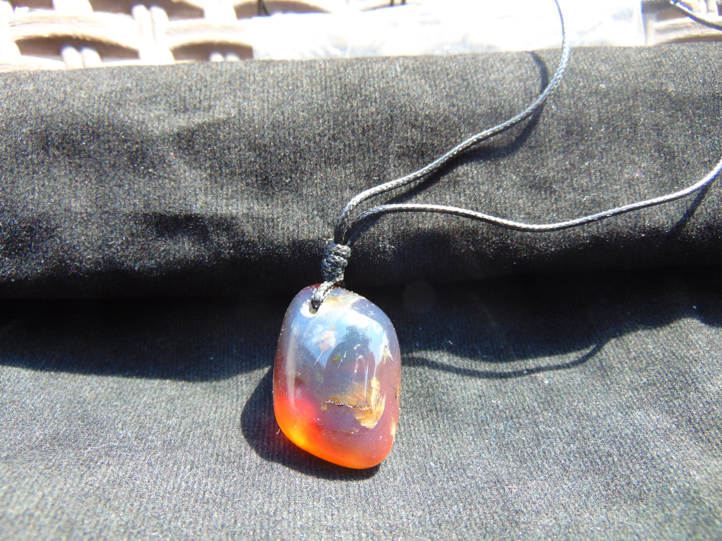 6 gram Pendant Indonesian Blue Amber for Healing P477