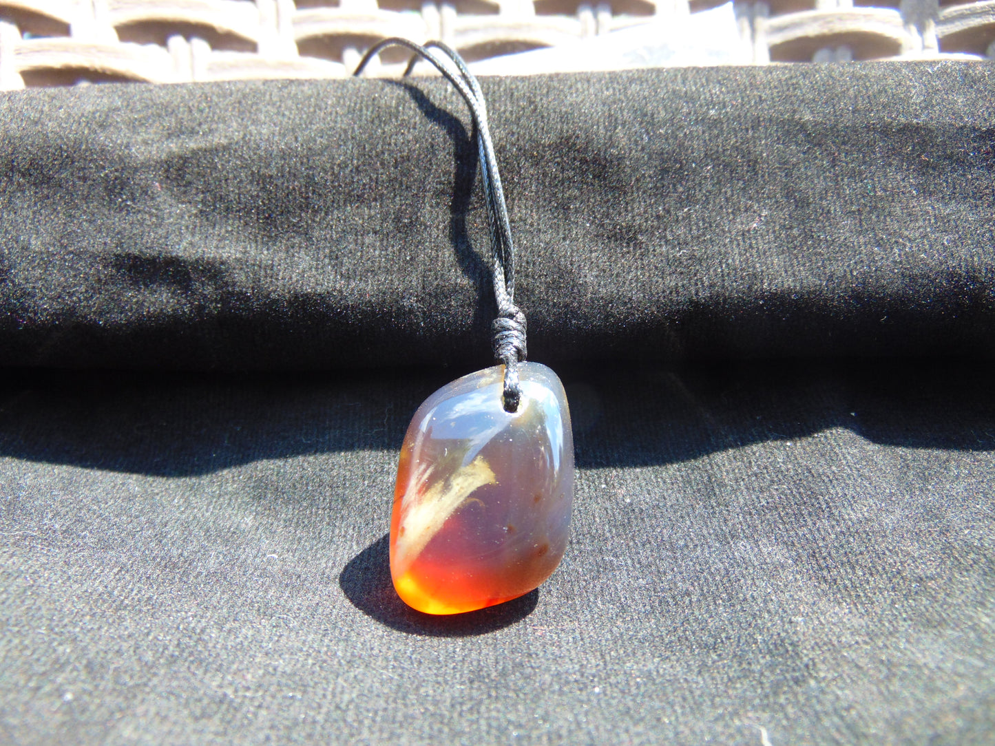 6 gram Pendant Indonesian Blue Amber for Healing P477