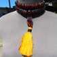 123 gram 108 Beads Rosary Mala Buddha for Yoga and Meditation Indonesian Mix Red Blue Amber for Healing MR5
