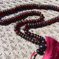 71 gram 108 Beads Rosary Mala Buddha for Yoga and Meditation Indonesian Dark Red Amber for Healing MR6
