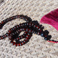 71 gram 108 Beads Rosary Mala Buddha for Yoga and Meditation Indonesian Dark Red Amber for Healing MR6