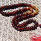 74 gram 108 Rosary Mala Buddha for Yoga and Meditation Indonesian Dark Red Amber for Healing MI25