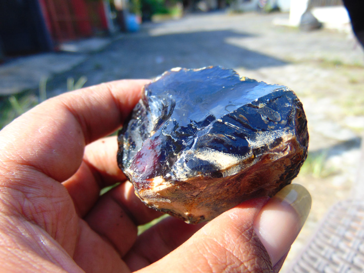 45 gram Rough Raw Indonesian Blue Amber for Healing AGRB150