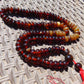 74 gram 108 Rosary Mala Buddha for Yoga and Meditation Indonesian Dark Red Amber for Healing MI25