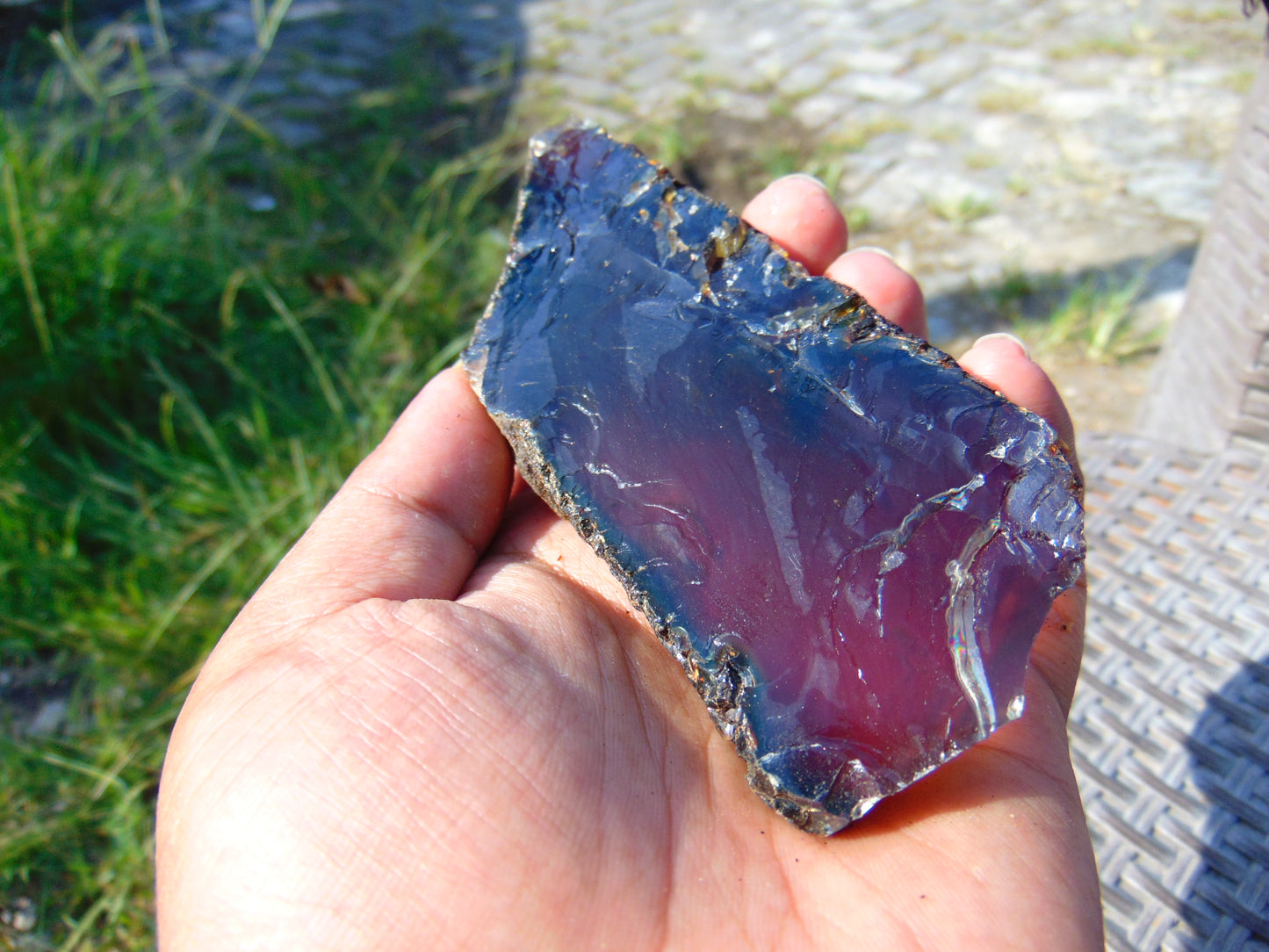 74 gram Rough Raw Indonesian Blue Amber for Healing AGRB146
