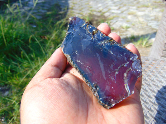 74 gram Rough Raw Indonesian Blue Amber for Healing AGRB146