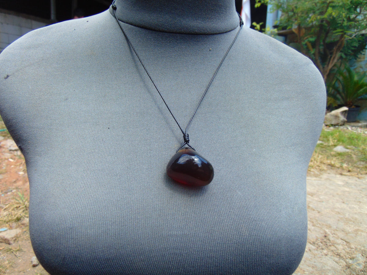 11 gram Pendant Indonesian Blue Amber for Healing 26A373