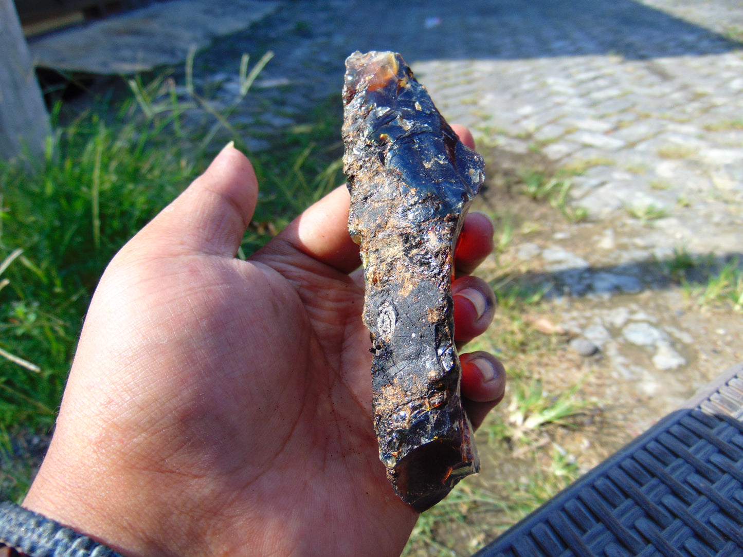 74 gram Rough Raw Indonesian Blue Amber for Healing AGRB146