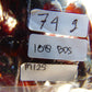 74 gram 108 Rosary Mala Buddha for Yoga and Meditation Indonesian Dark Red Amber for Healing MI25