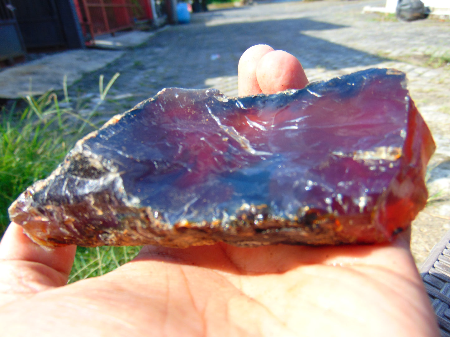 74 gram Rough Raw Indonesian Blue Amber for Healing AGRB146
