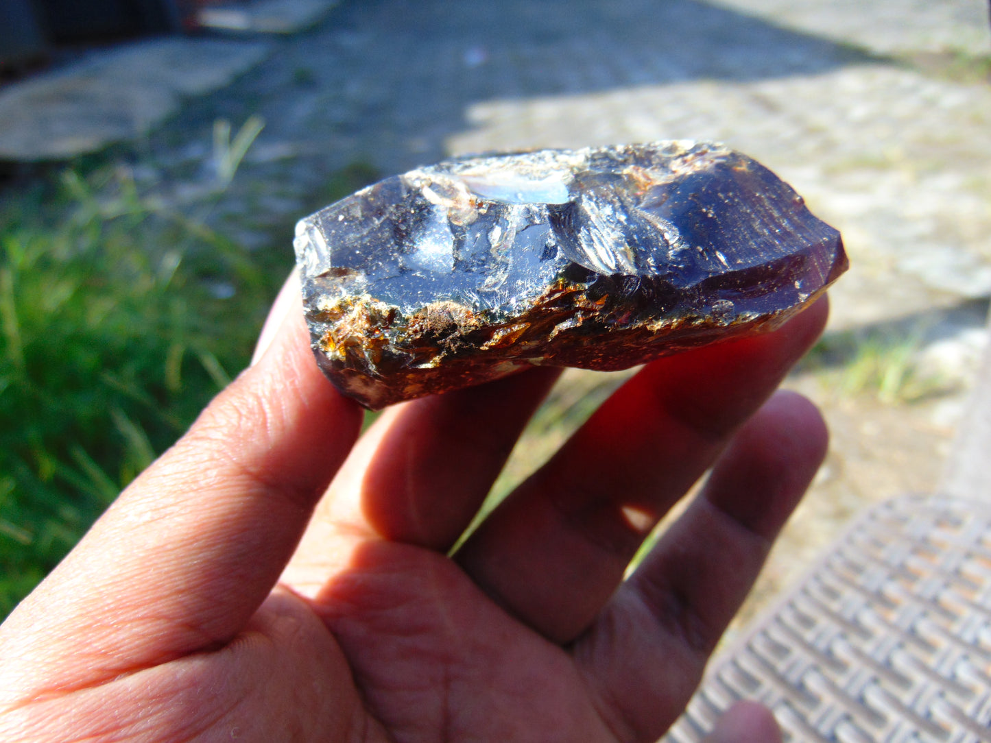 55 gram Rough Raw Indonesian Blue Amber for Healing AGRB108