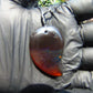 Natural Indonesian Amber Pendant Magatama, 7 gram Amber Comma Pendant,Unique Statement Gift for Men Women 26A57