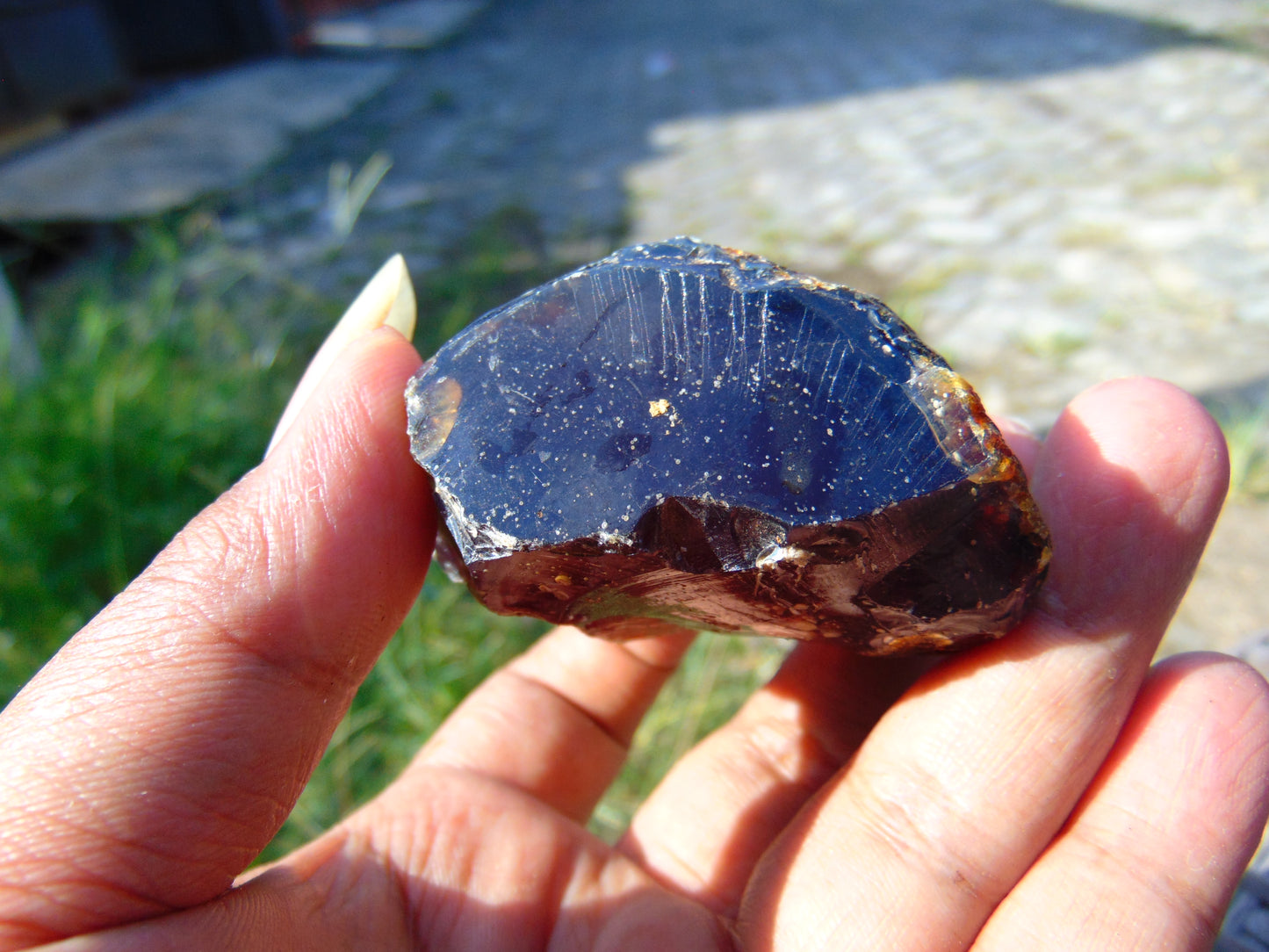 55 gram Rough Raw Indonesian Blue Amber for Healing AGRB108