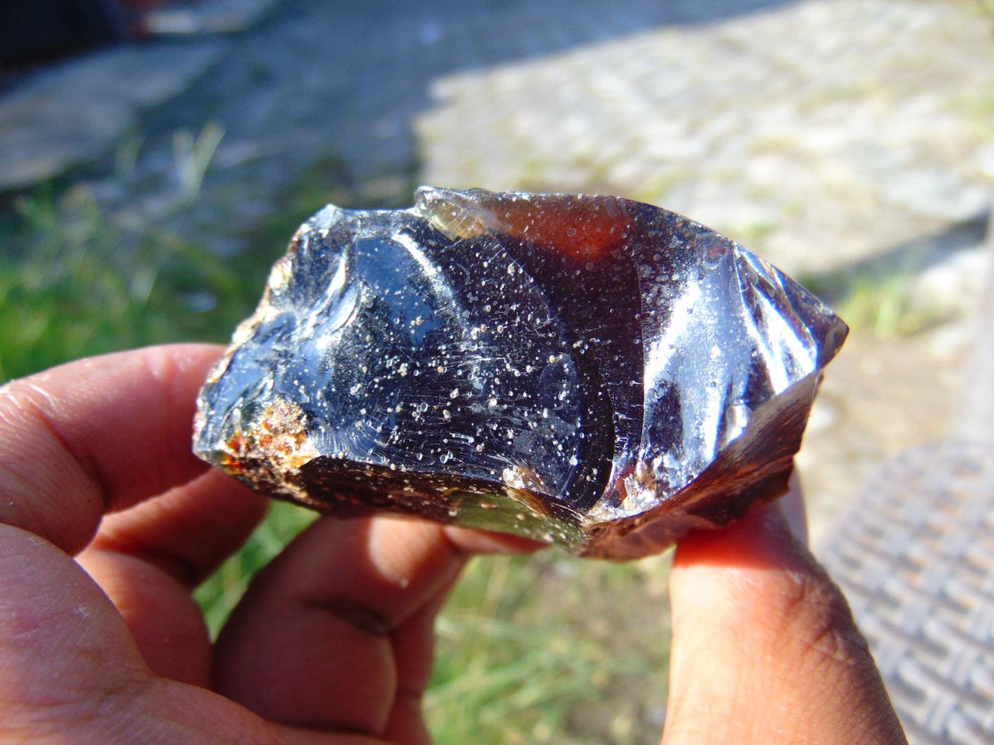 55 gram Rough Raw Indonesian Blue Amber for Healing AGRB108