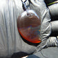 Natural Indonesian Amber Pendant Magatama, 7 gram Amber Comma Pendant,Unique Statement Gift for Men Women 26A57