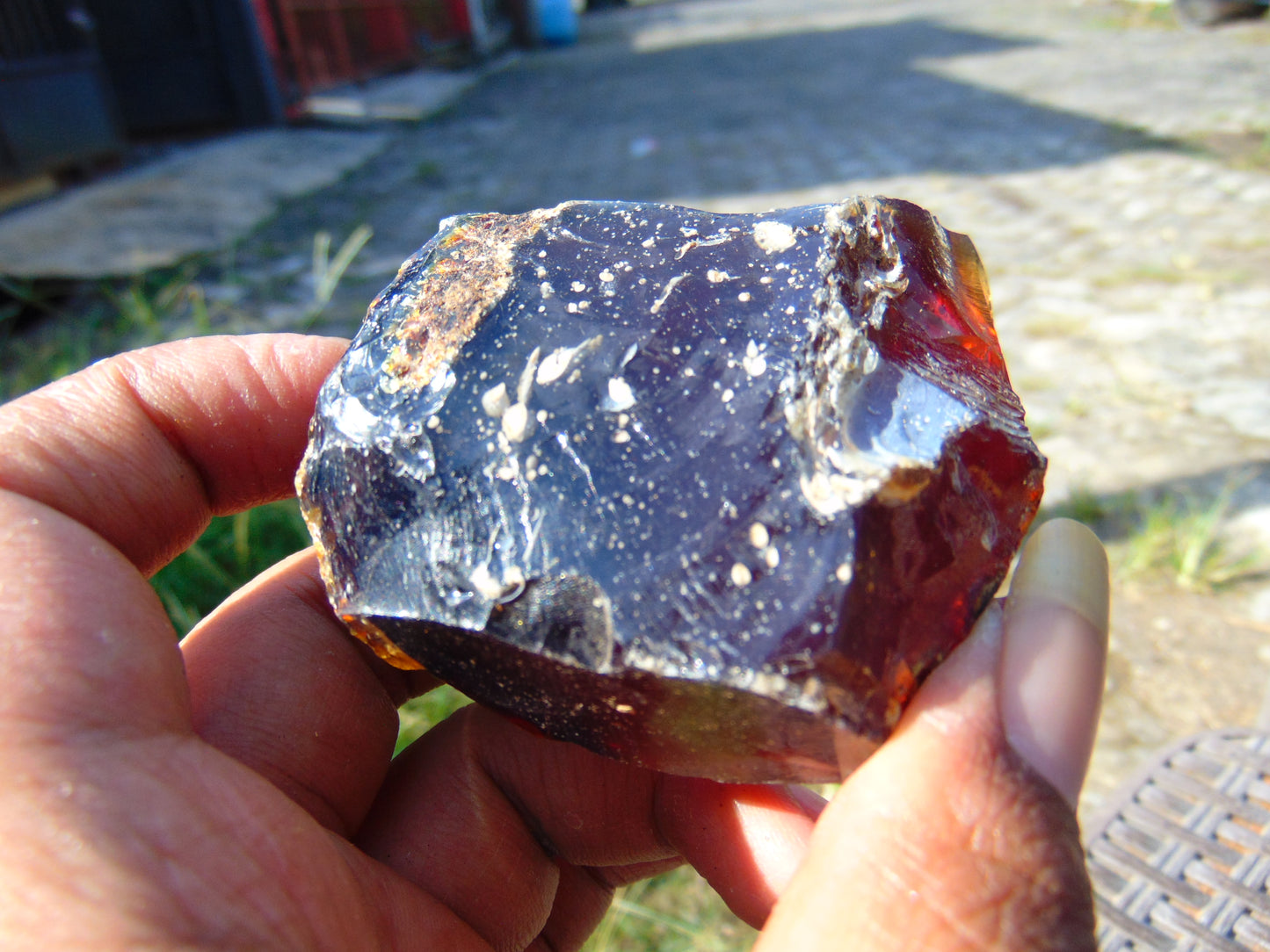 55 gram Rough Raw Indonesian Blue Amber for Healing AGRB108