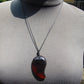 Natural Indonesian Amber Pendant Magatama, 7 gram Amber Comma Pendant,Unique Statement Gift for Men Women 26A57