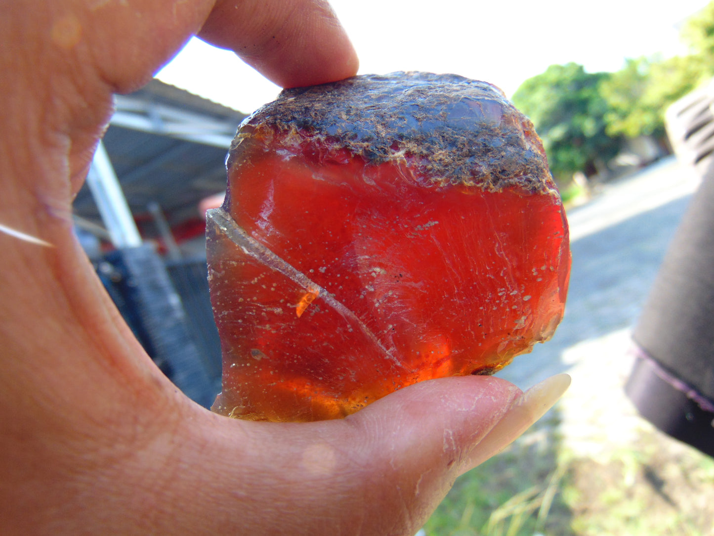 55 gram Rough Raw Indonesian Blue Amber for Healing AGRB108