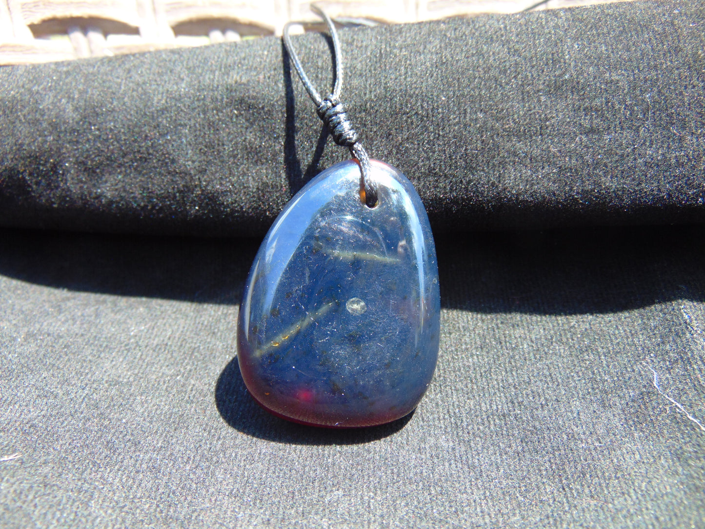 11 gram Pendant Indonesian Blue Amber for Healing 26A338
