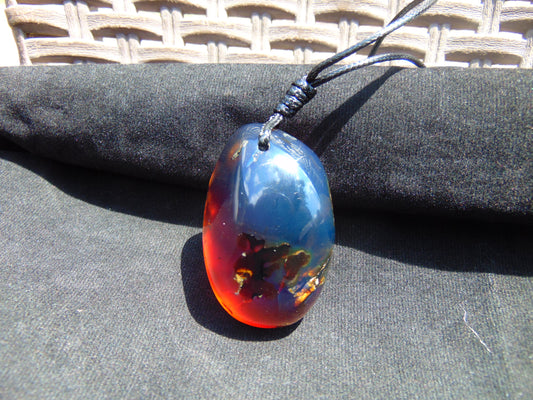 28 gram Pendant Indonesian Blue Amber for Healing 26A405