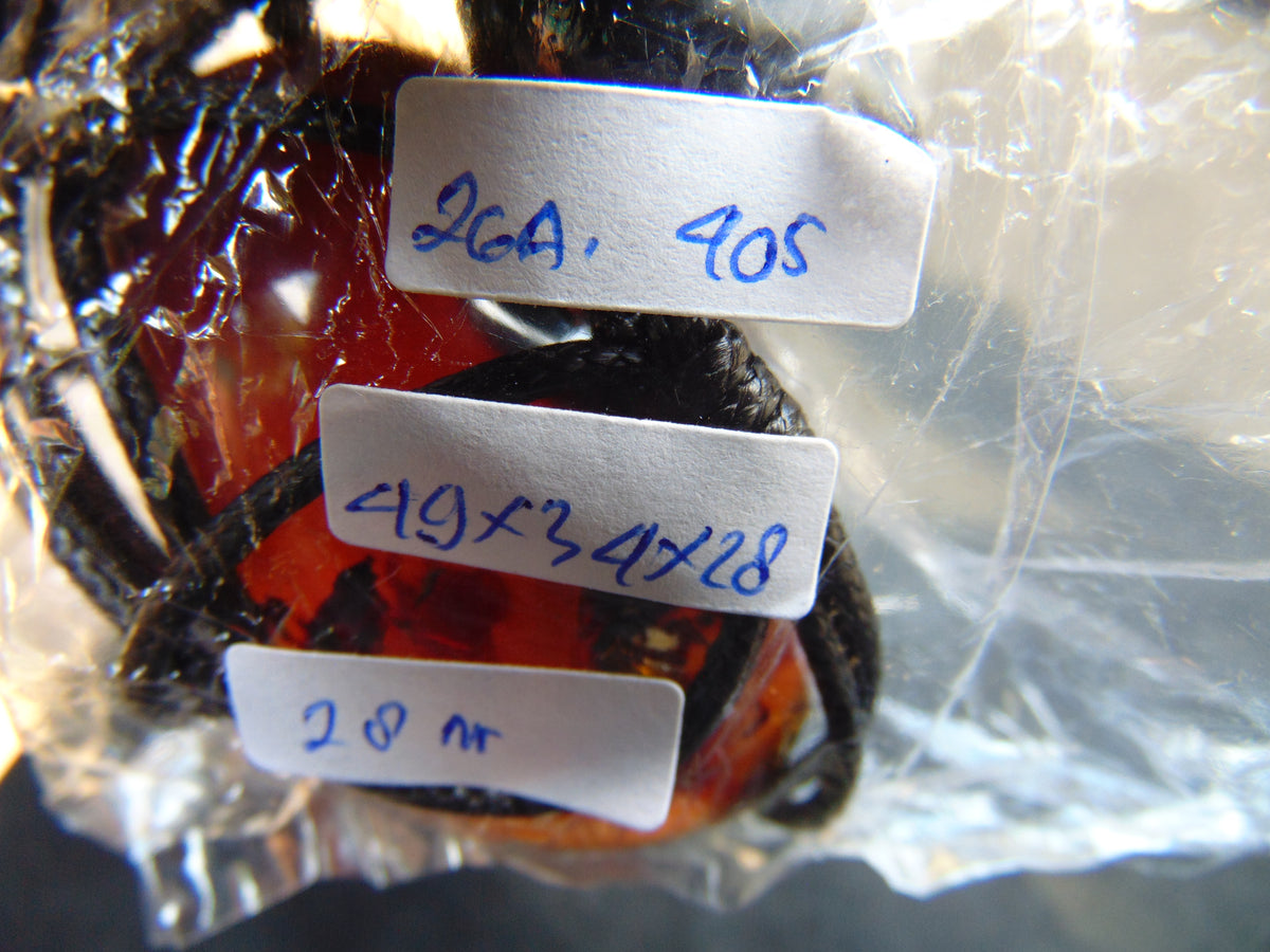 28 gram Pendant Indonesian Blue Amber for Healing 26A405