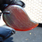 Natural Indonesian Crystal Amber Pendant Magatama, 31 gram Amber Comma Pendant,Unique Statement Gift for Men Women 26A08