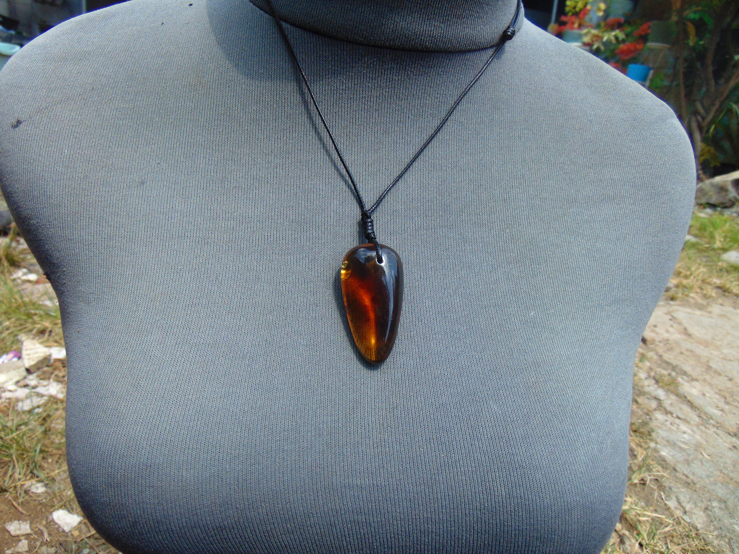 6 gram Pendant Indonesian Blue Amber for Healing PBA70