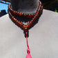 78 gram 108 Beads Rosary Mala Buddha for Yoga and Meditation Indonesian Red Bluish Amber for Healing MR7
