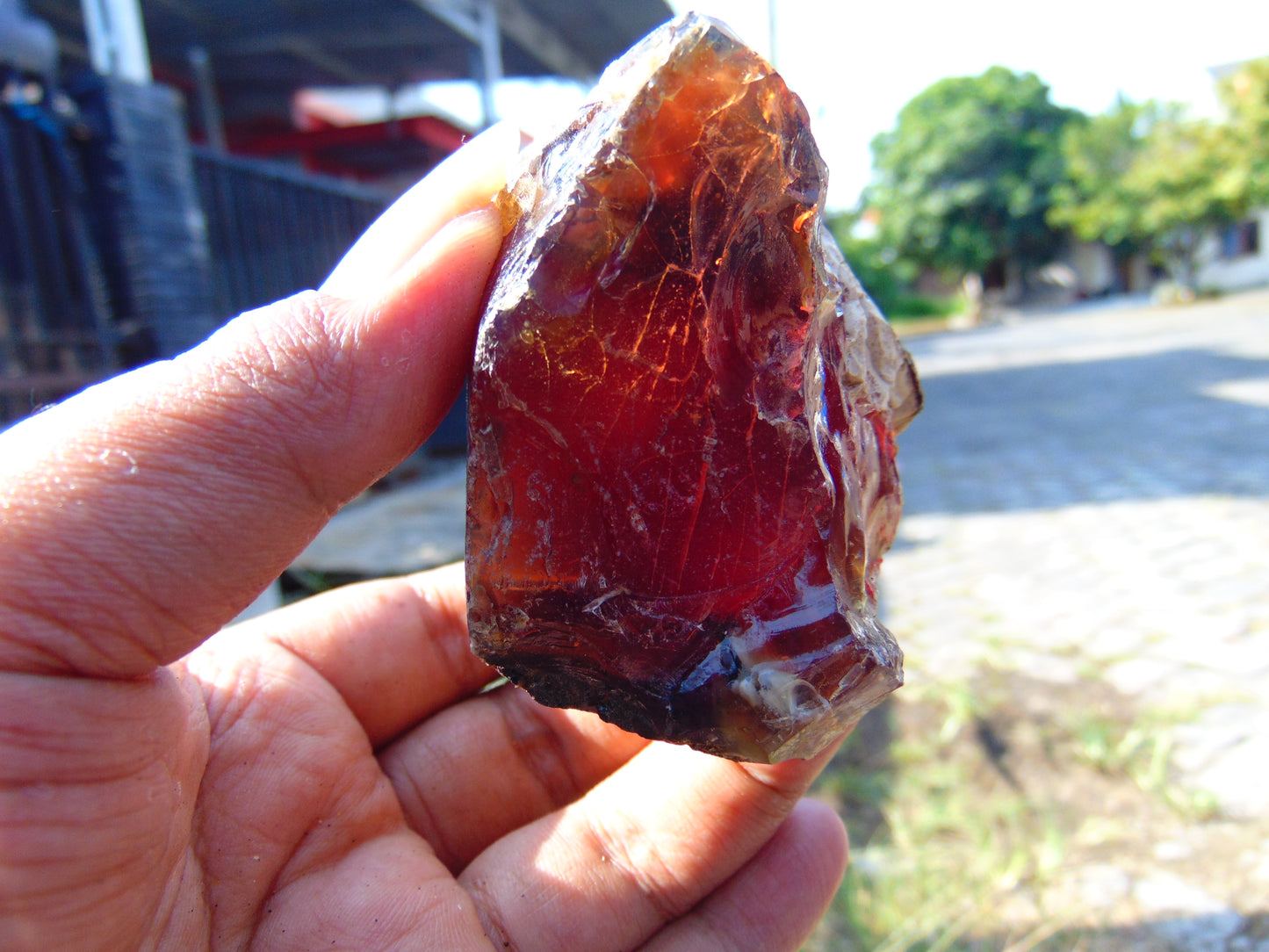 91 gram Rough Raw Indonesian Blue Amber for Healing AGRB114