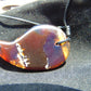 Natural Indonesian Amber Pendant Magatama, 11 gram Amber Comma Pendant,Unique Statement Gift for Men Women 26A51