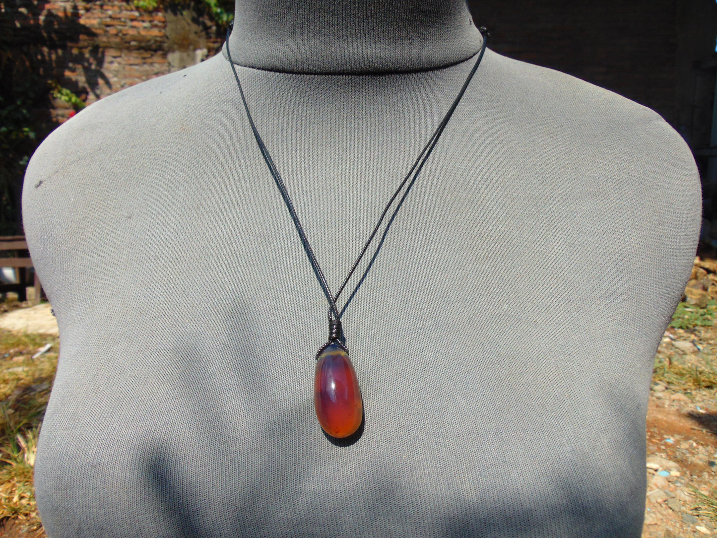 6 gram Pendant Indonesian Blue Amber for Healing P367
