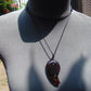 Natural Indonesian Amber Pendant Magatama, 11 gram Amber Comma Pendant,Unique Statement Gift for Men Women 26A51