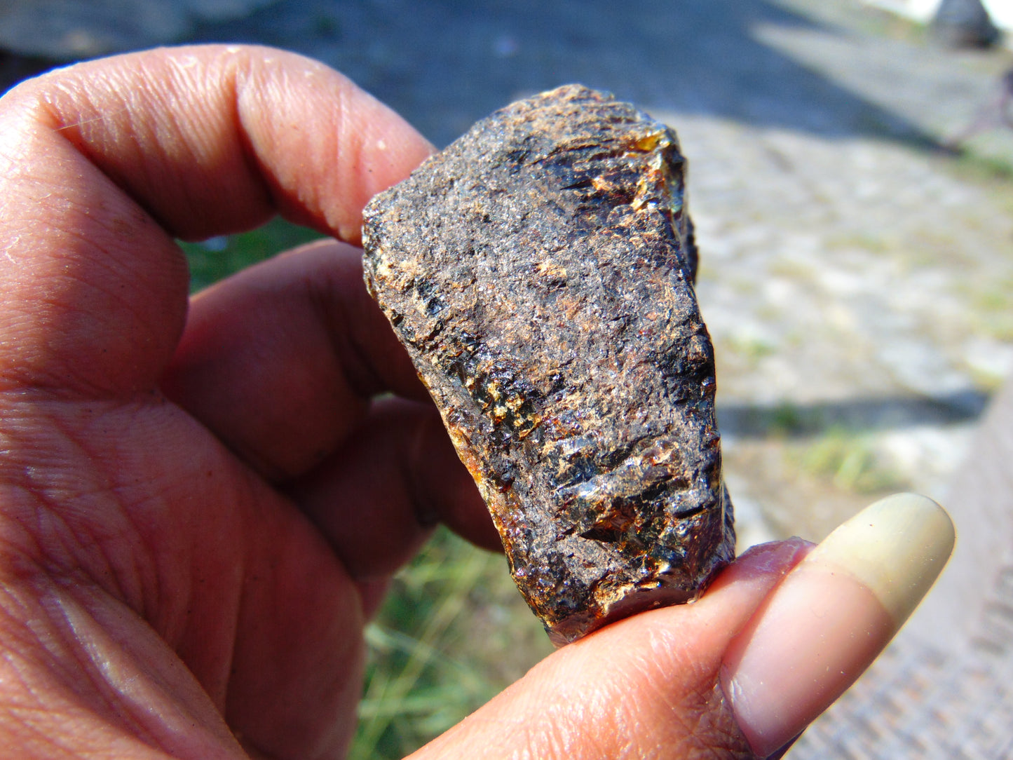 17 gram Rough Raw Indonesian Blue Amber for Healing AGRB103