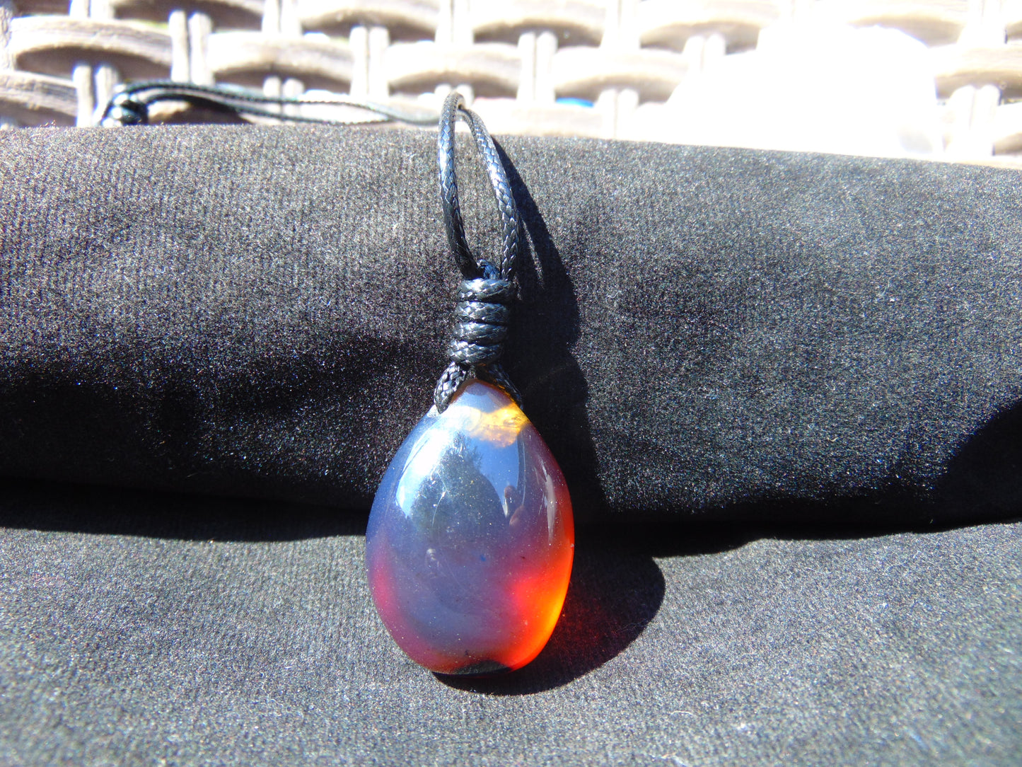 6.80 gram Pendant Indonesian Blue Amber for Healing ES11