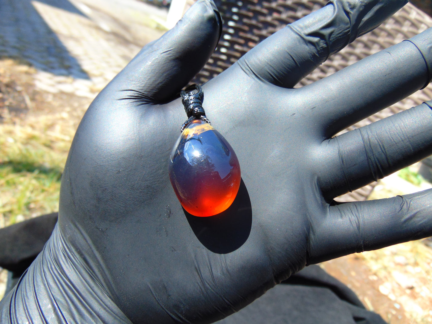 6.80 gram Pendant Indonesian Blue Amber for Healing ES11