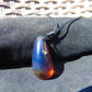 6 gram Teardrop Pendant Indonesian Blue Amber for Healing PBA110