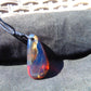 6 gram Teardrop Pendant Indonesian Blue Amber for Healing PBA110