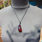 6 gram Teardrop Pendant Indonesian Blue Amber for Healing PBA110