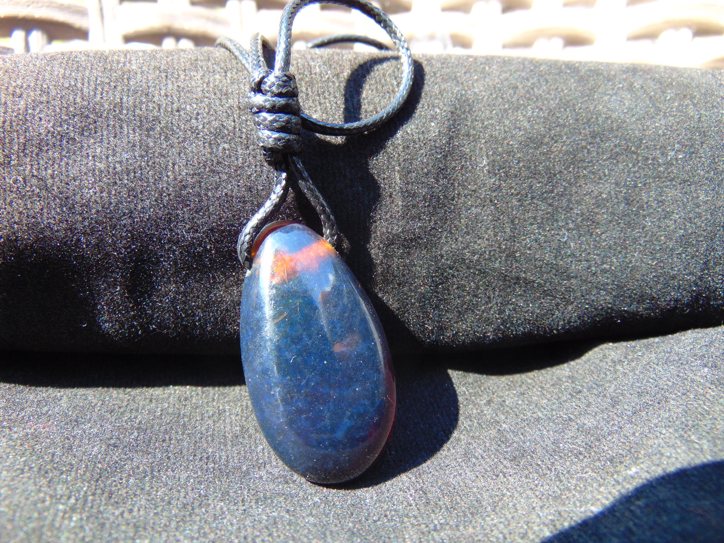 6 gram Pendant Indonesian Blue Amber for Healing PB209