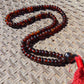 43 gram 108 Mala Buddha for Yoga and Meditation Indonesian Dark Red Amber for Healing AR807
