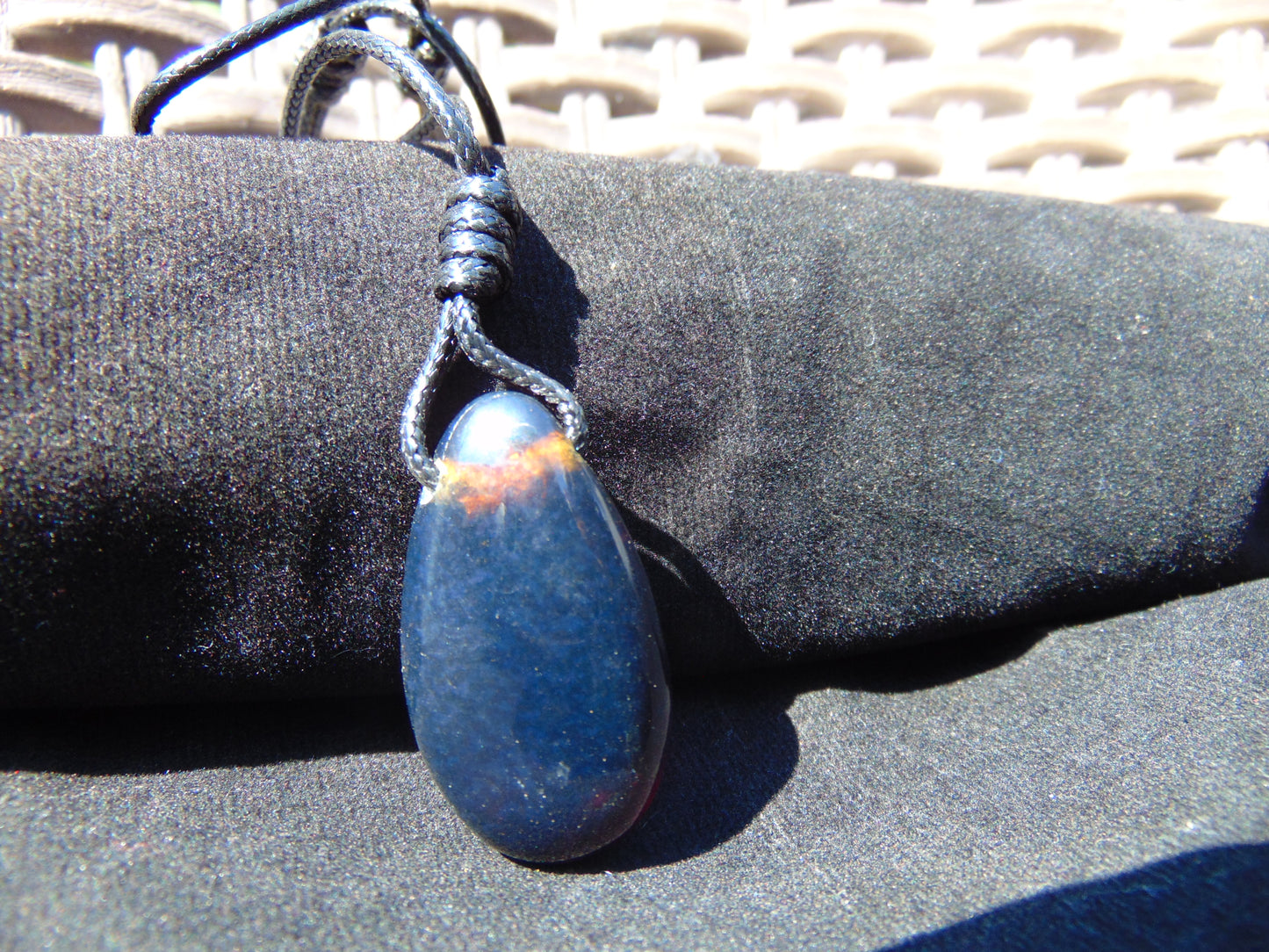6 gram Pendant Indonesian Blue Amber for Healing PB209