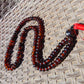 43 gram 108 Mala Buddha for Yoga and Meditation Indonesian Dark Red Amber for Healing AR807