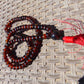 43 gram 108 Mala Buddha for Yoga and Meditation Indonesian Dark Red Amber for Healing AR807