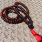 43 gram 108 Mala Buddha for Yoga and Meditation Indonesian Dark Red Amber for Healing AR807