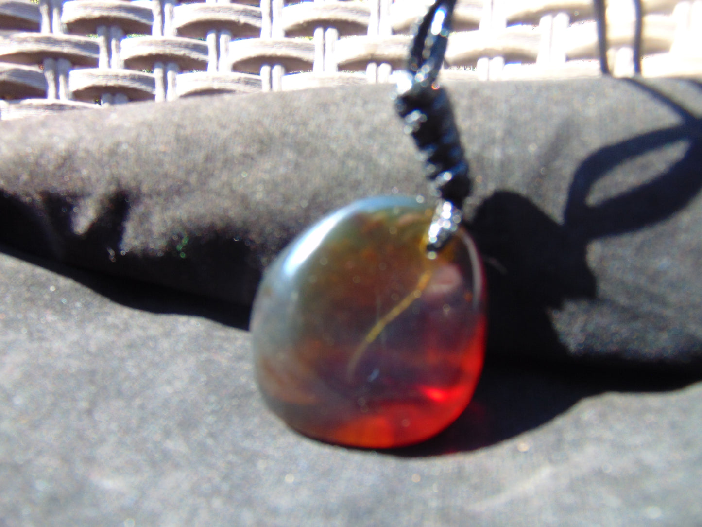 19 gram Pendant Indonesian Green Amber for Healing P495