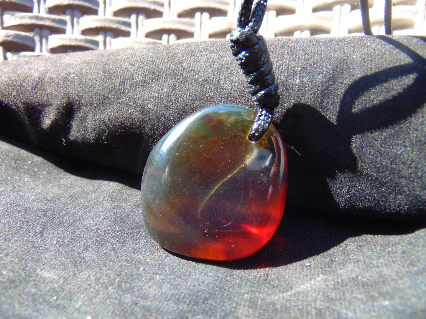 19 gram Pendant Indonesian Green Amber for Healing P495