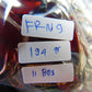 194 gr 11 beads Big Necklace Indonesian blue Amber for Healing FRN9