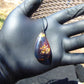 6 gram Teardrop Pendant Indonesian Blue Amber for Healing PB296